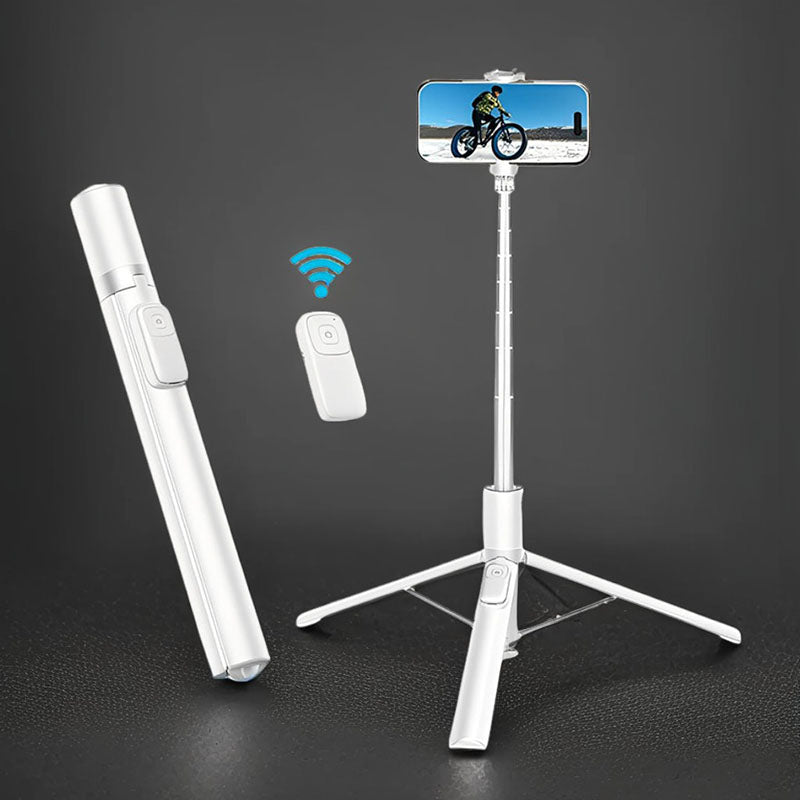 ChubbyGrip AutoPop - Auto-Extend Tripod - Magnetic Remote & 360° Rotating Head for iPhone/Android