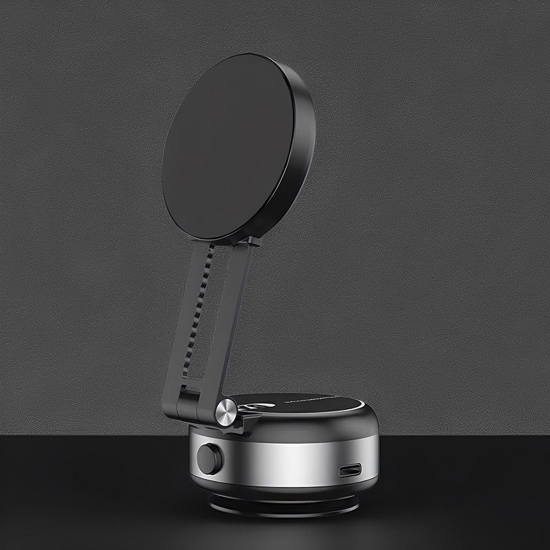 ChubbyGrip VacuSnap - Dual-Mode Phone Stand - Vacuum Base & Magnetic Grip for Car/Desk/Selfie