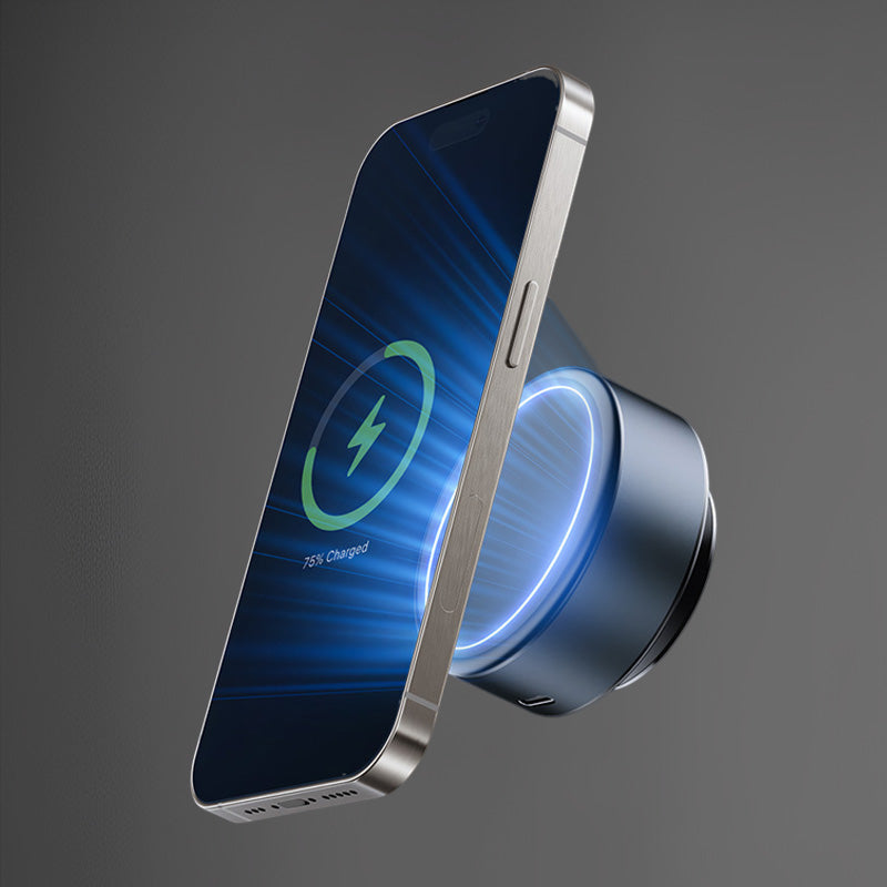 ChubbyGrip VacuSnap - Dual-Mode Phone Stand - Vacuum Base & Magnetic Grip for Car/Desk/Selfie