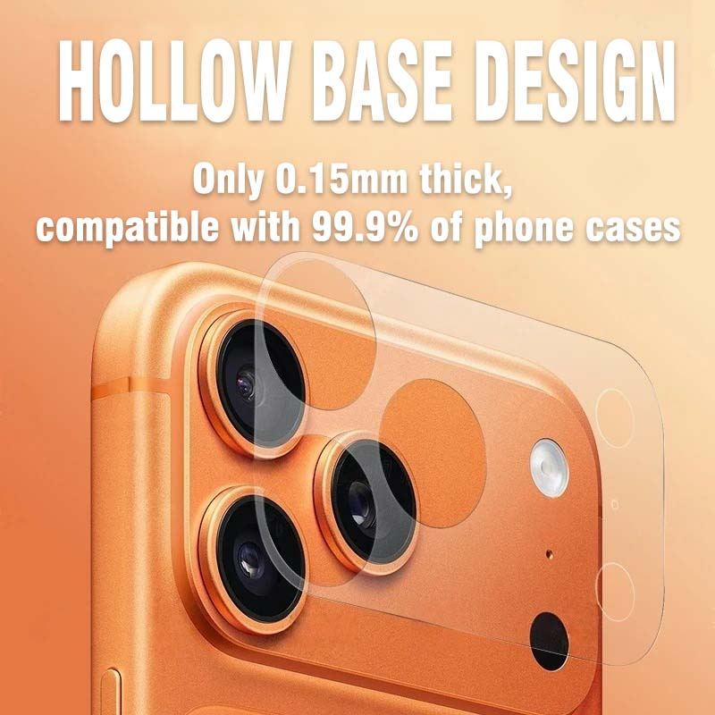 ChubbyLens BaseShield - Ultra-Thin Matte Anti-Scratch Lens Base Protector for iPhone 17