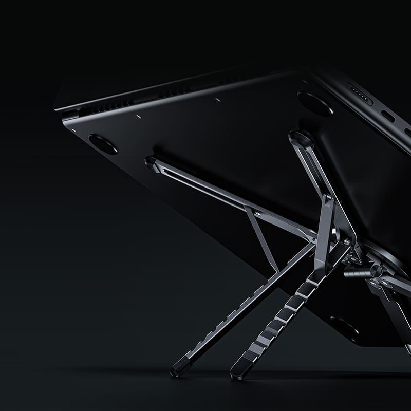 ChubbyLift Aluminum Alloy Multi-Device Magnetic Stand – Adjustable Height & Angle for Laptop, Tablet & Phone