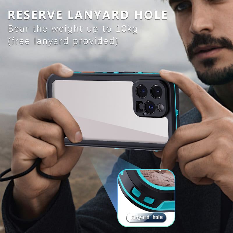 ChubbyShield AquaMag - Waterproof Magnetic Case for iPhone, Full-Body Protective & Dustproof Cover