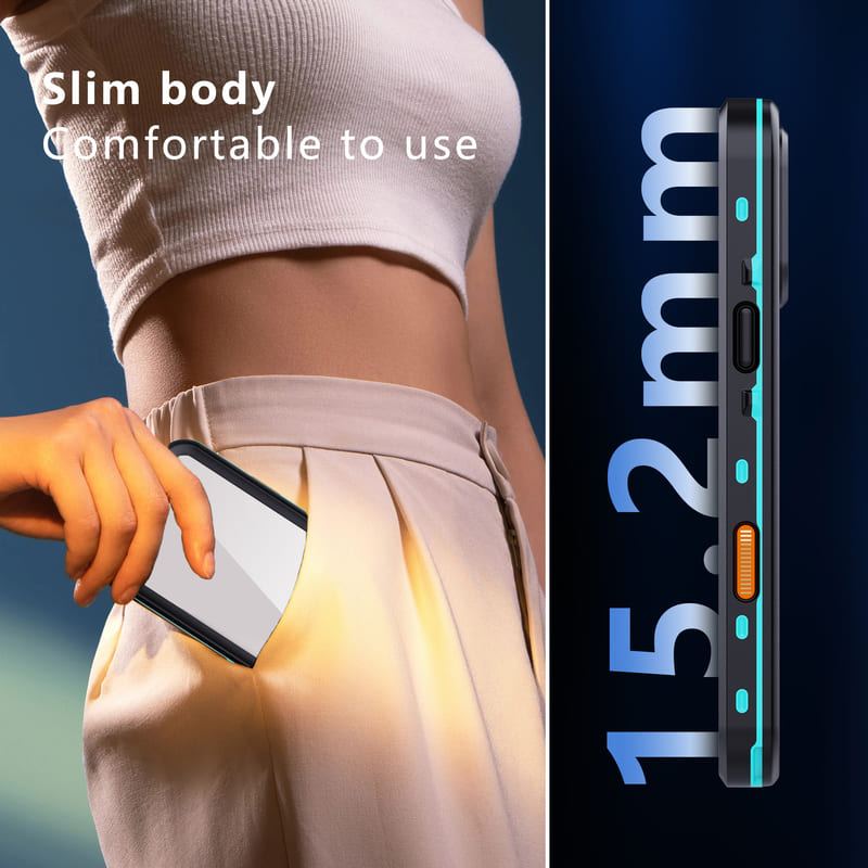 ChubbyShield AquaMag - Waterproof Magnetic Case for iPhone, Full-Body Protective & Dustproof Cover