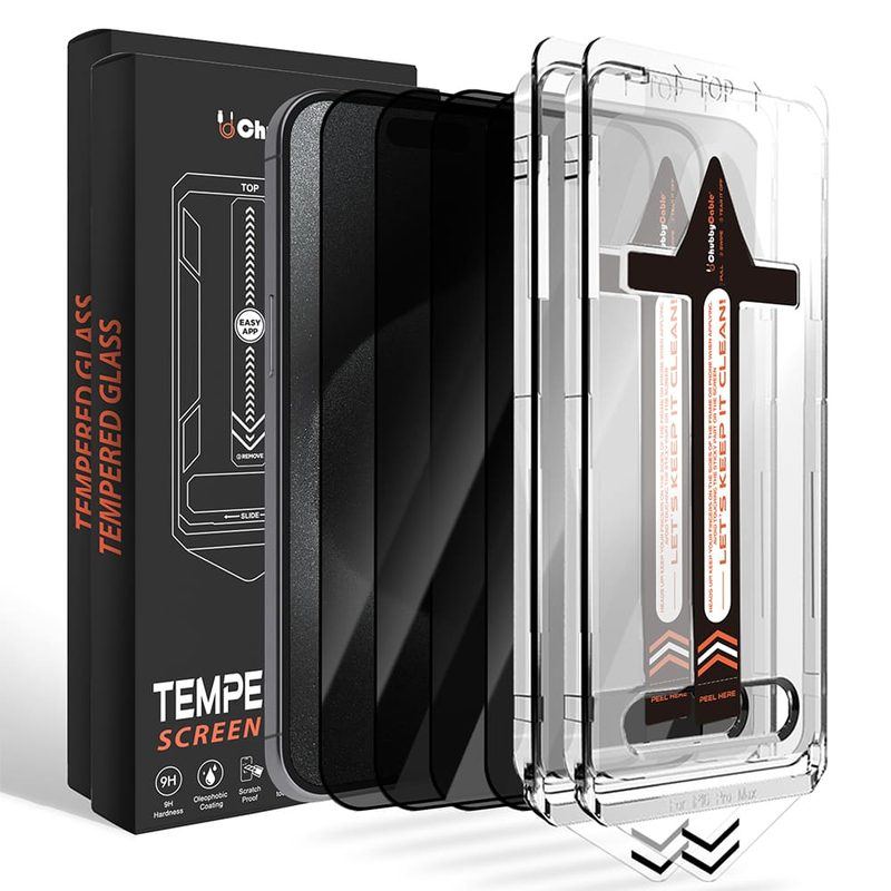 ChubbyShield Ultra - Privacy Screen Protector with Ultra-easy Install Box