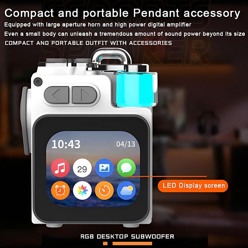 ChubbyVibe PixelPulse - Smart Designed Portable Speaker