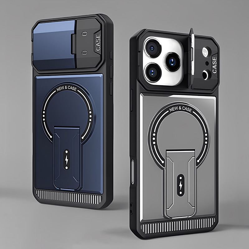 Chubbyarmor Protect - Multifunctional Magsafe Bracket Lens Protection Case For iPhone 17