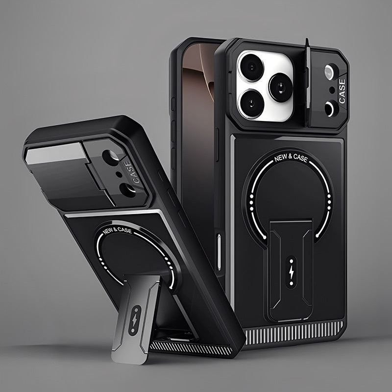 Chubbyarmor Protect - Multifunctional Magsafe Bracket Lens Protection Case For iPhone 17