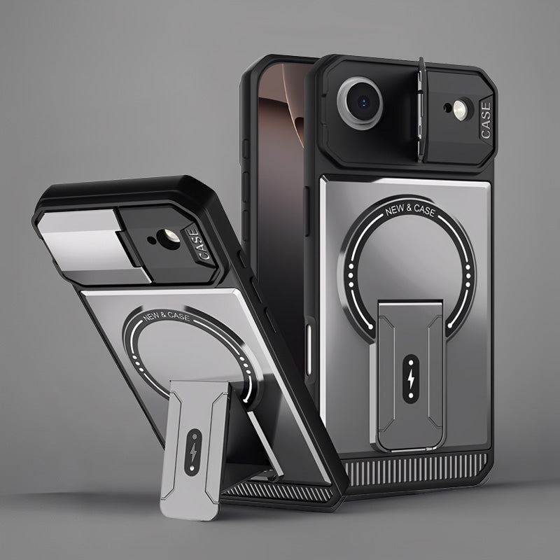 Chubbyarmor Protect - Multifunctional Magsafe Bracket Lens Protection Case For iPhone 17