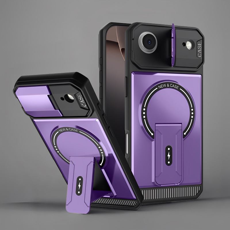 Chubbyarmor Protect - Multifunctional Magsafe Bracket Lens Protection Case For iPhone 17