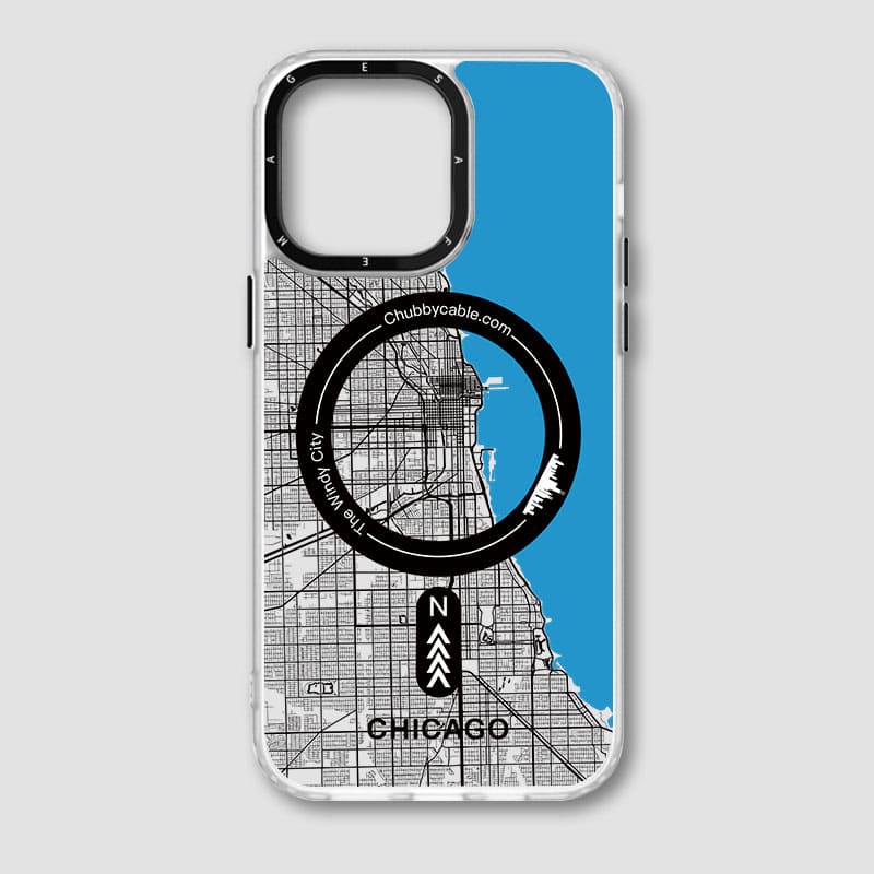 "City Map - Chicago" Urban Adventure iPhone Case