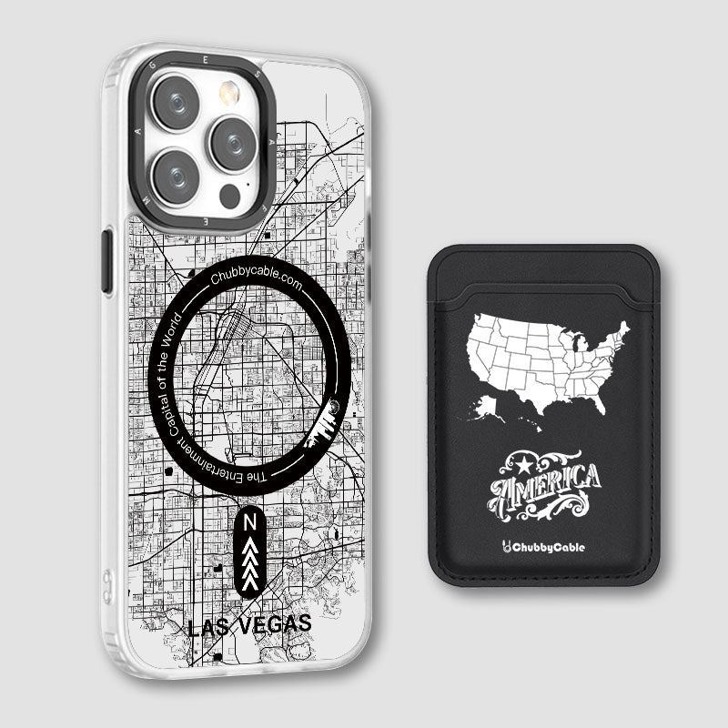 "City Map - Las Vegas" Urban Adventure iPhone Case