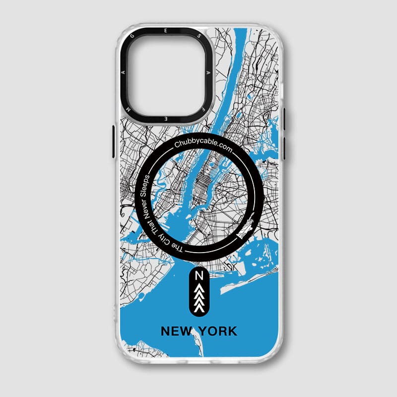 "City Map - New York" Urban Adventure iPhone Case