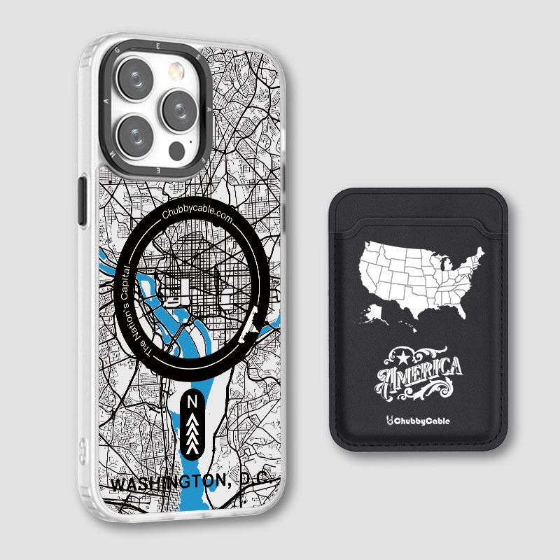 "City Map - Washington, D.C" Urban Adventure iPhone Case