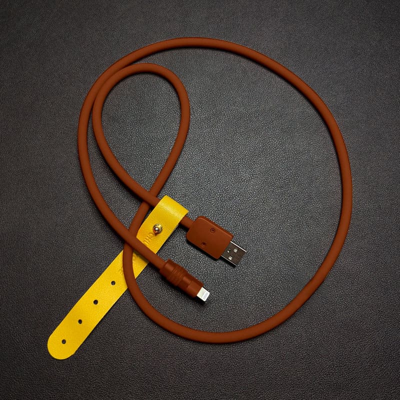 "Cocoa Chubby" Chocolate Delight Silicone Charge Cable