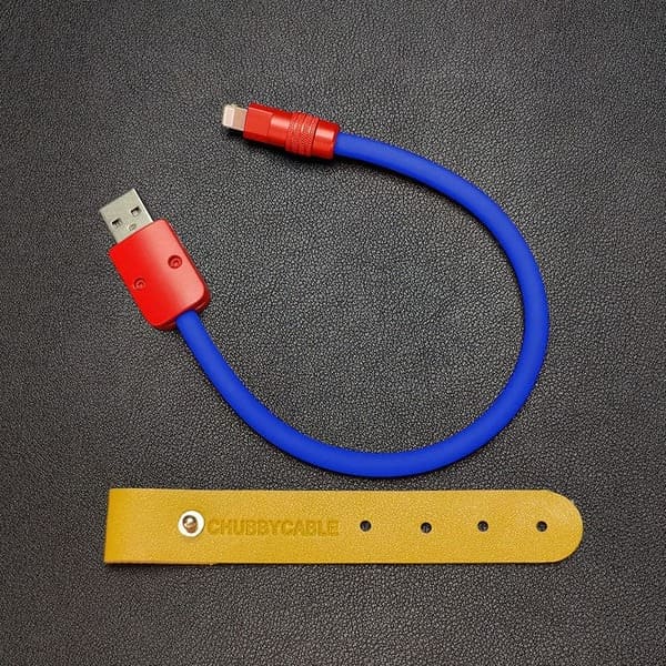 "Color Block Chubby" Power Bank Friendly Cable