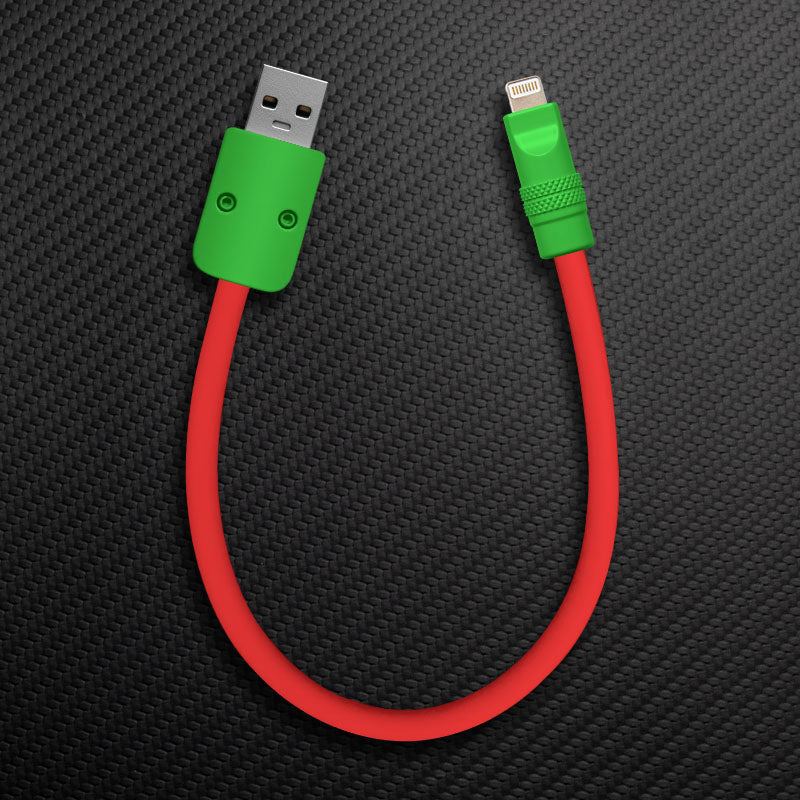 "Color Block Chubby" Power Bank Friendly Cable - More colors