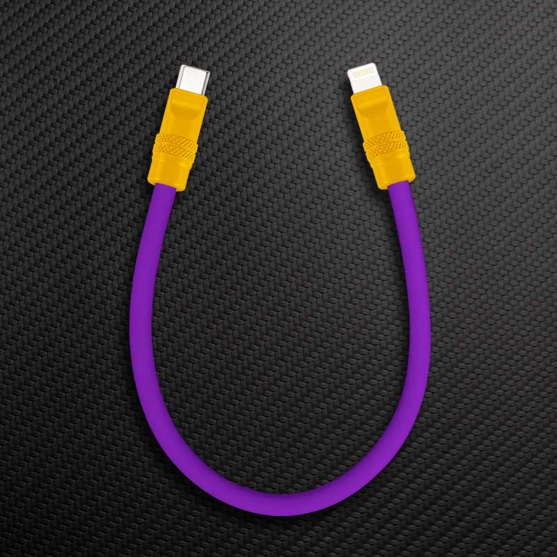 "Color Block Chubby" Power Bank Friendly Cable - More colors