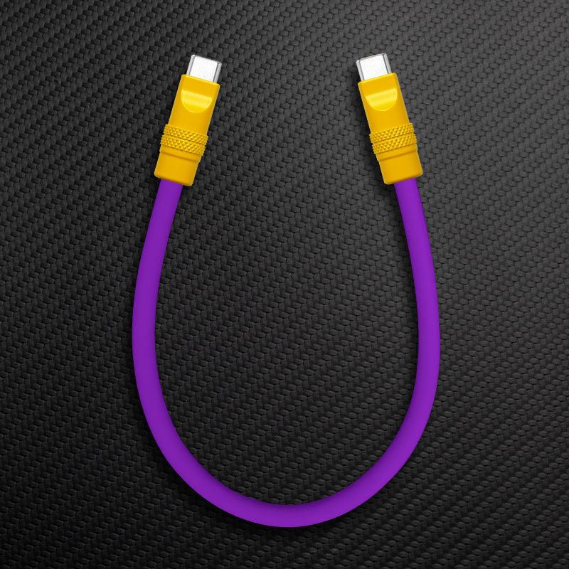 "Color Block Chubby" Power Bank Friendly Cable - More colors
