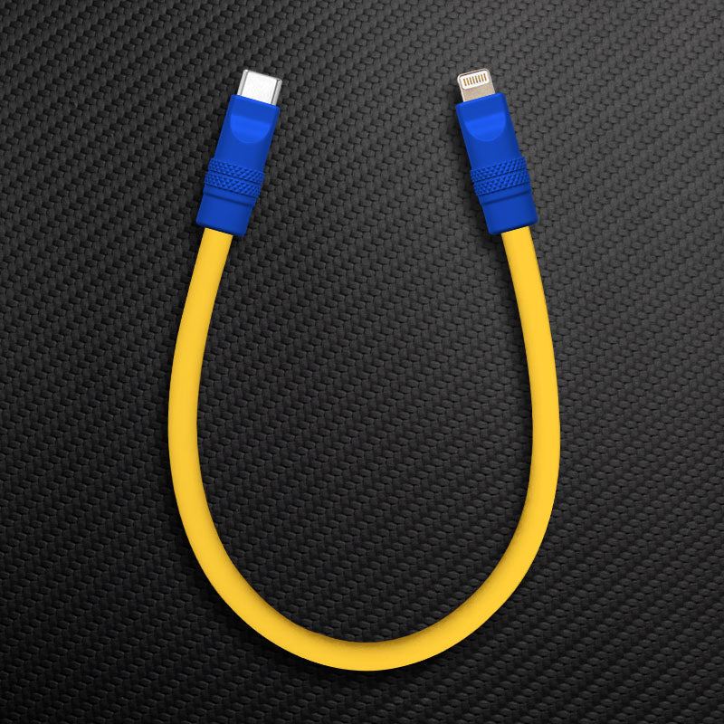 "Color Block Chubby" Power Bank Friendly Cable - More colors