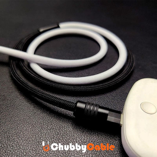 "ColorWeave Chubby" Vibrant Dual-Tone 100W Fast Charge Cable