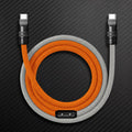 "ColorWeave Chubby" Vibrant Dual-Tone 240W Fast Charge Cable
