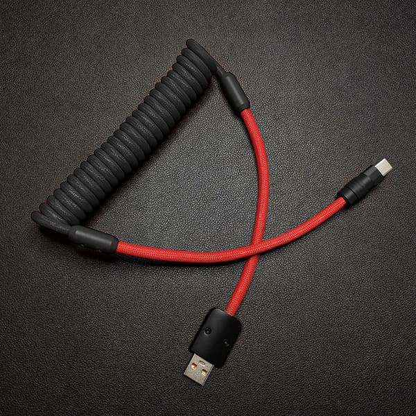 Spring Charge Cable - Durable, Fast Charging, Stylish | Chubbycable
