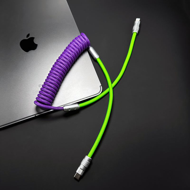 Colorblock Color Spring Charge Cable | Chubbycable
