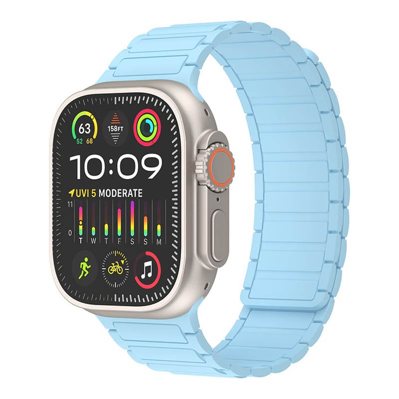 "Contrasting Colors" Magnetic Silicone Band For Apple Watch
