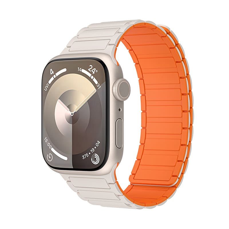 "Contrasting Colors" Magnetic Silicone Band For Apple Watch