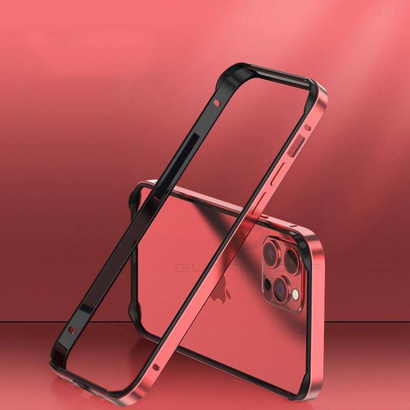 Cool Nude Sense Anti-fall iPhone Case - Silicone With Metal Frame