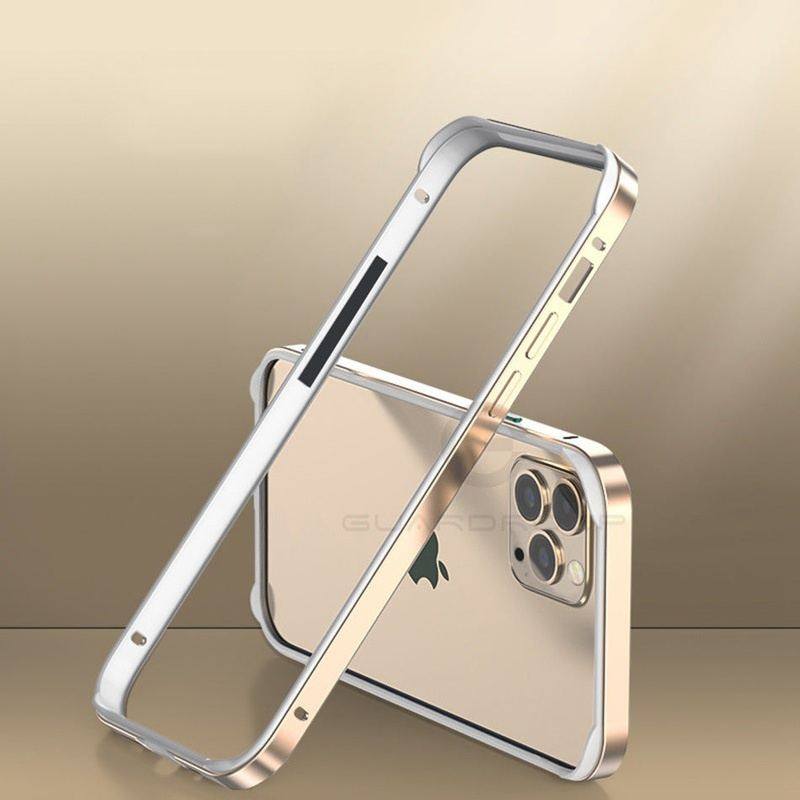 Cool Nude Sense Anti-fall iPhone Case - Silicone With Metal Frame