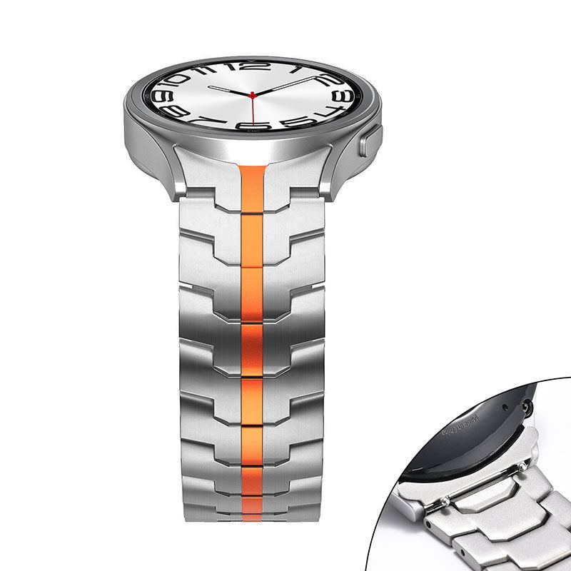 Cool Stainless Steel Solid Metal Watch Band for Samsung Galaxy Watch 4/5/6/7