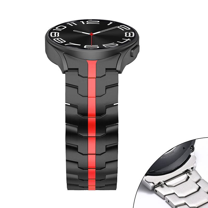 Cool Stainless Steel Solid Metal Watch Band for Samsung Galaxy Watch 4/5/6/7