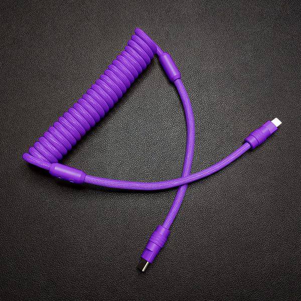 "Curly Chubby" New Spring Charge Cable
