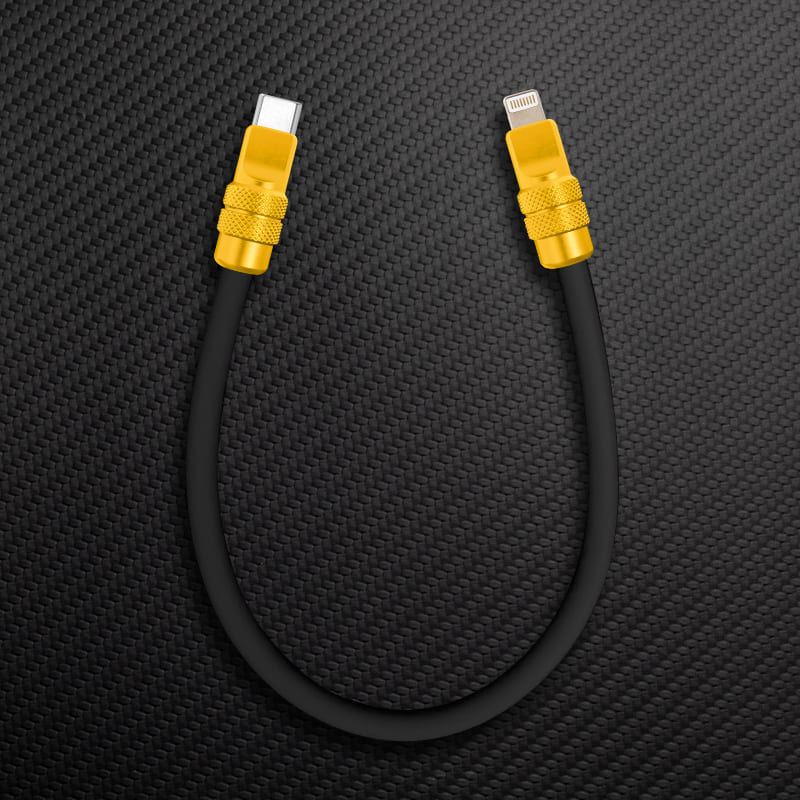 "Cute Anodized Pro" Power Bank Friendly Cable C+Lightning