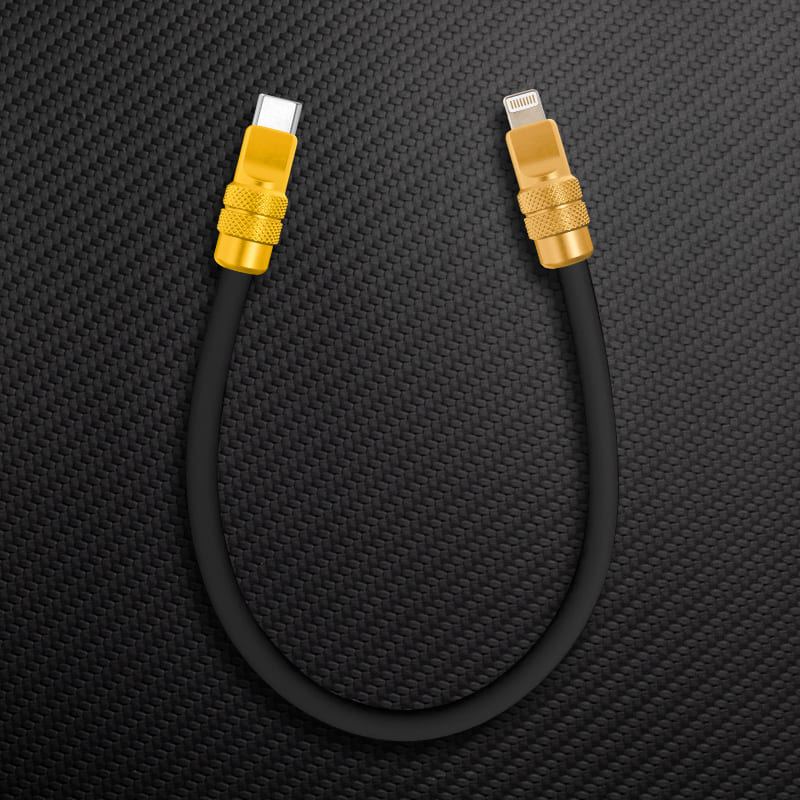 "Cute Anodized Pro" Power Bank Friendly Cable C+Lightning