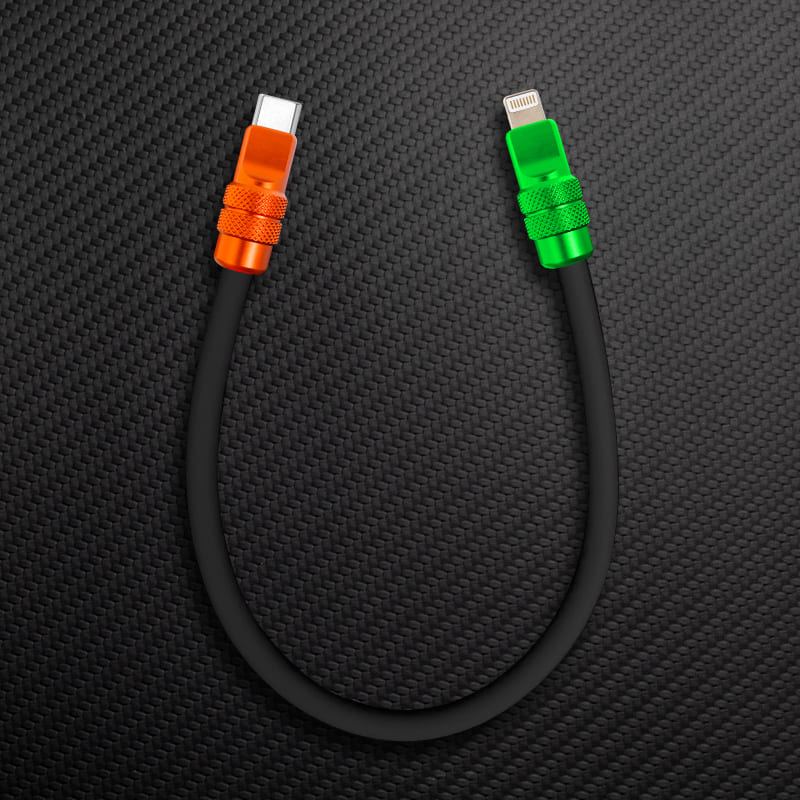 "Cute Anodized Pro" Power Bank Friendly Cable C+Lightning