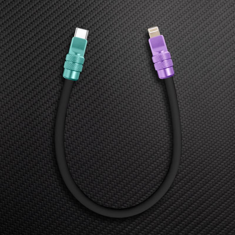 "Cute Anodized Pro" Power Bank Friendly Cable C+Lightning