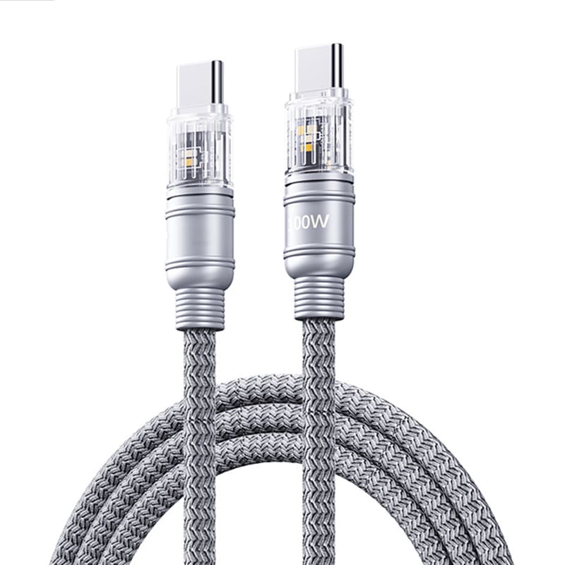 "Cyber" 100W Fast Charging Cable with Light