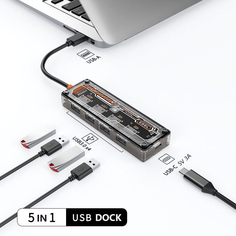 "Cyber" 5-in-1 Usb 3.0 Multifunction Hub HDMI Dock