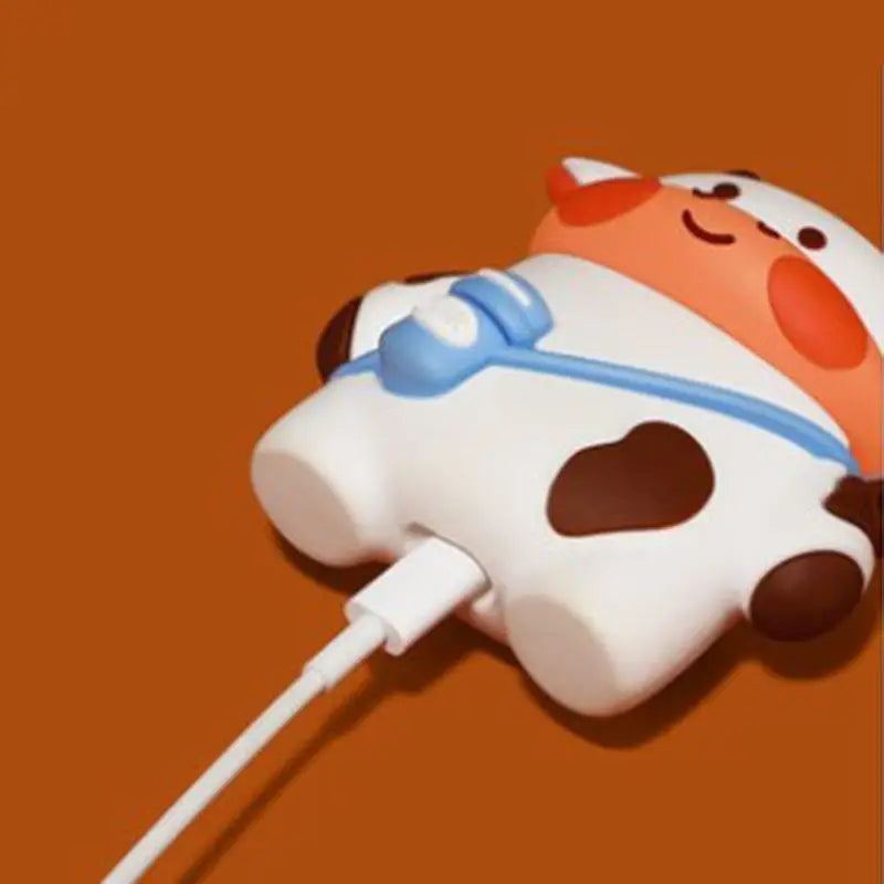 "Dairy Cow" Creative Silicone AirPods Case