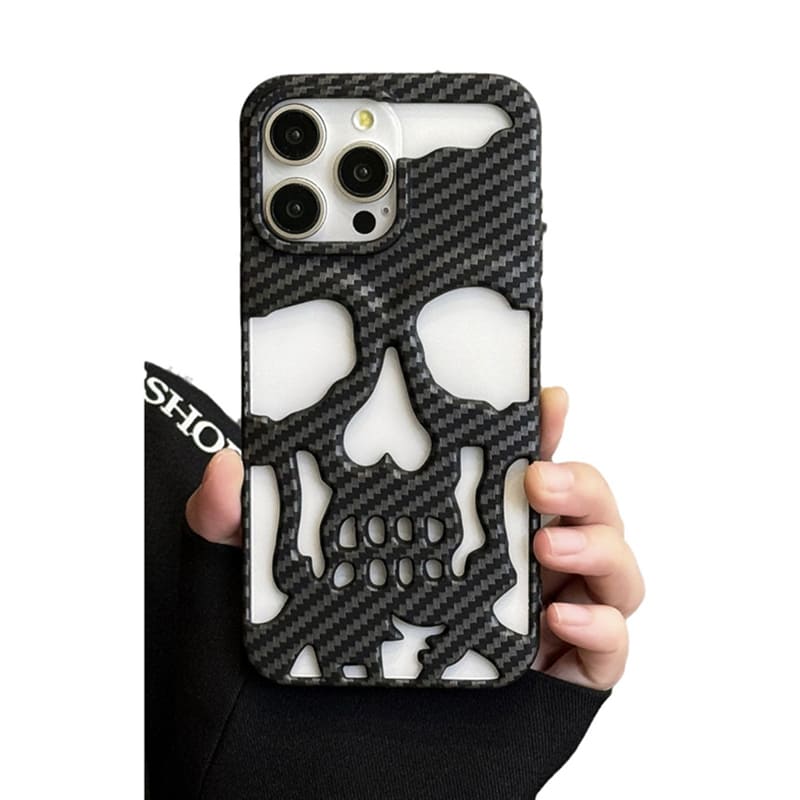 "Dark Punk" Skull Colorful Heat Dissipation iPhone Case