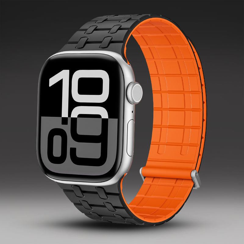 "Dual-tone" Magnetic Silicone Loop Watch For Apple Watch