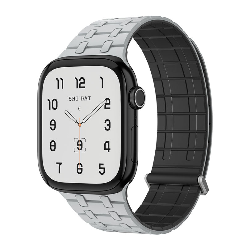 "Dual-tone" Magnetic Silicone Loop Watch For Apple Watch