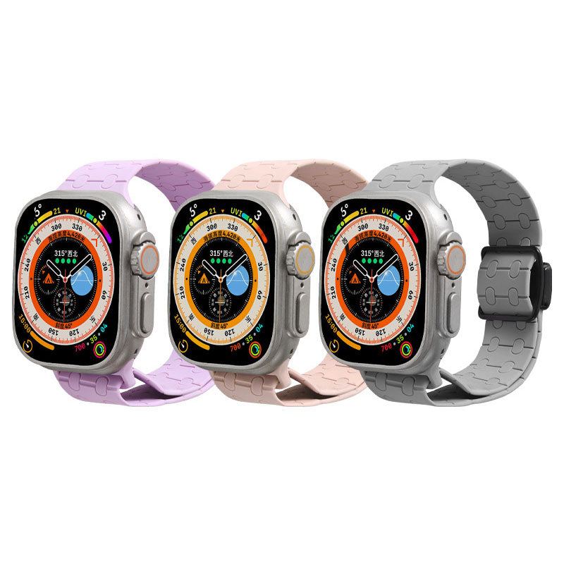 Elastic Magnetic Liquid Silicone Band For Apple Watch