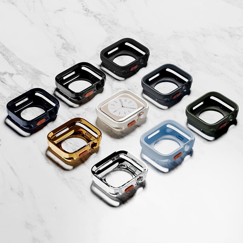 Electroplated TPU Half-Pack Protective Case For Apple Watch