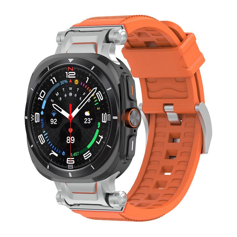 "Elegance Mecha" Liquid Silicone Sport Band For Galaxy Watch Ultra