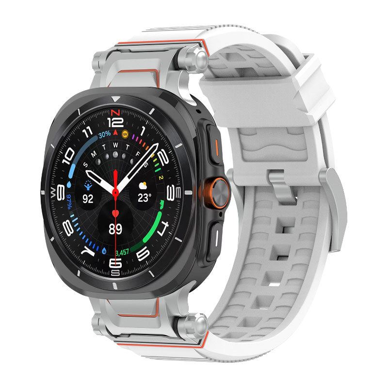 "Elegance Mecha" Liquid Silicone Sport Band For Galaxy Watch Ultra