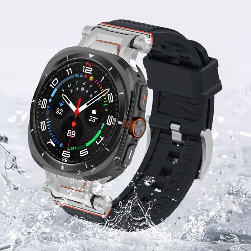 "Elegance Mecha" Liquid Silicone Sport Band For Galaxy Watch Ultra