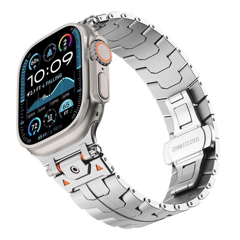 "Elegance Mecha" Stainless Steels Band For Apple Watch